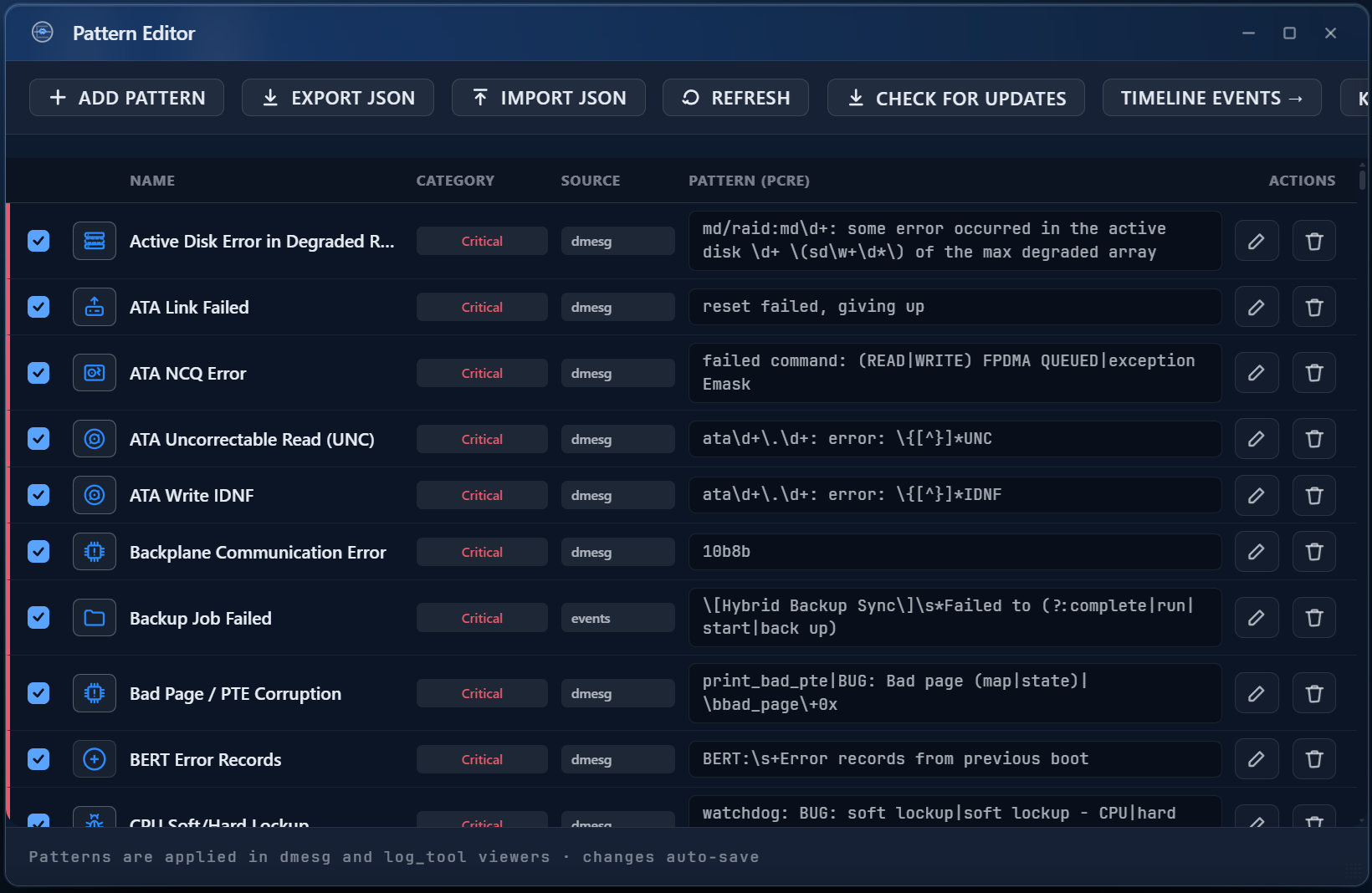 Pattern Editor